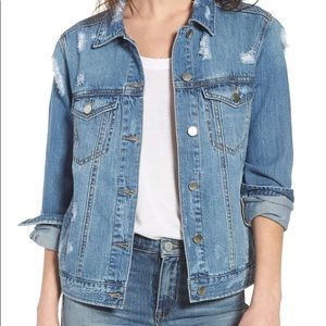 BP Nordstrom Distressed Denim Jacket